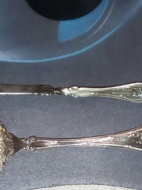 1847 Rogers Bros Silver-Plated Fork and Knife Set